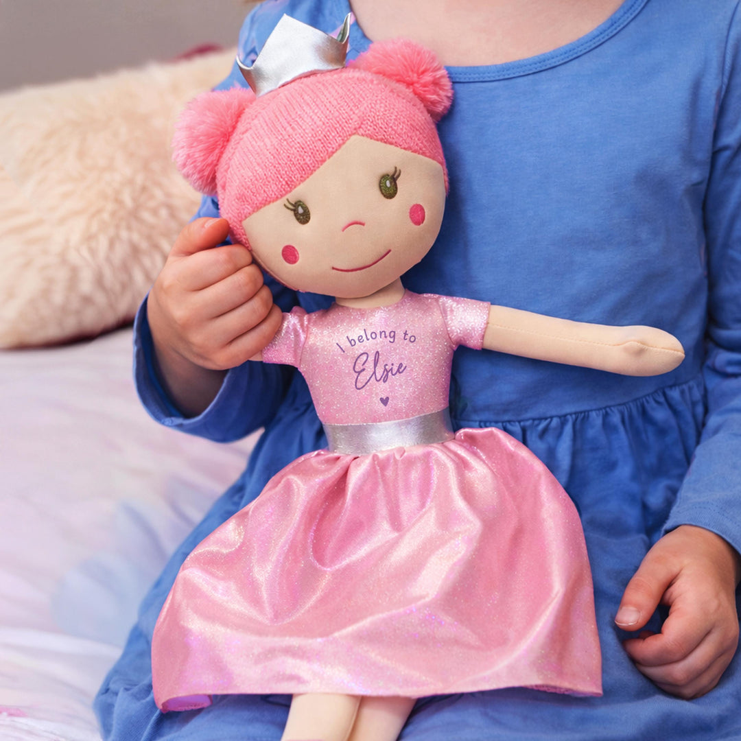 Personalised I Belong To Princess Rag Doll, The Personal Shop, personalised gifts