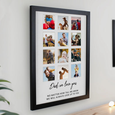 Personalised Black Multi Photo Frame