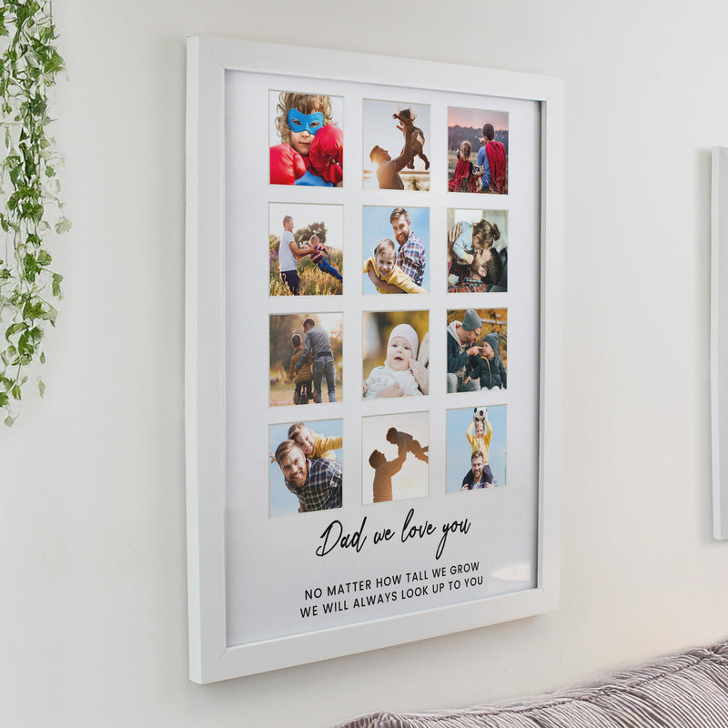 Personalised White Multi Photo Frame