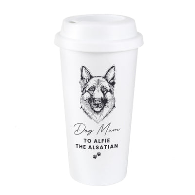 Personalised Dog Breed Travel Cup