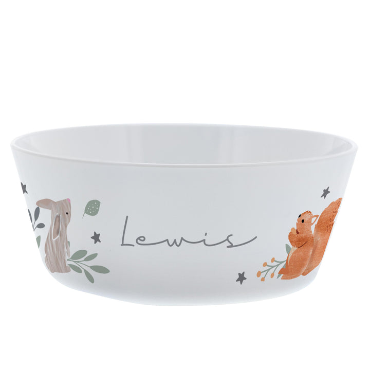 Personalised Woodland Animals Bowl – alternative view