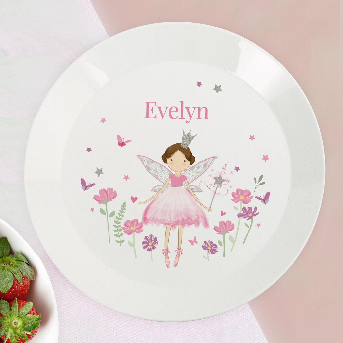 Personalised Fairy Princess Plate – alternative view