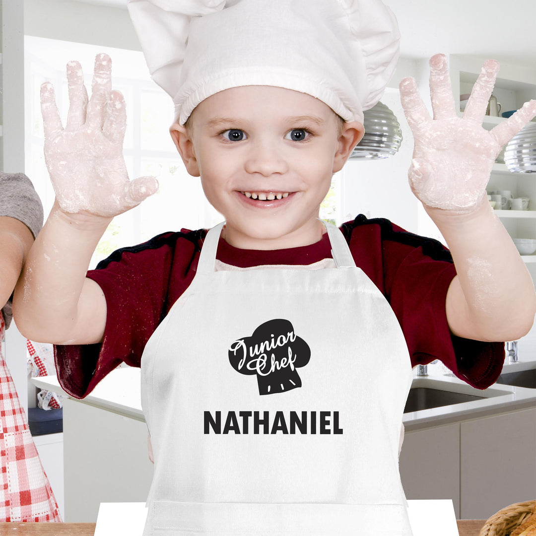 Personalised Junior Chef Childrens Apron – alternative view