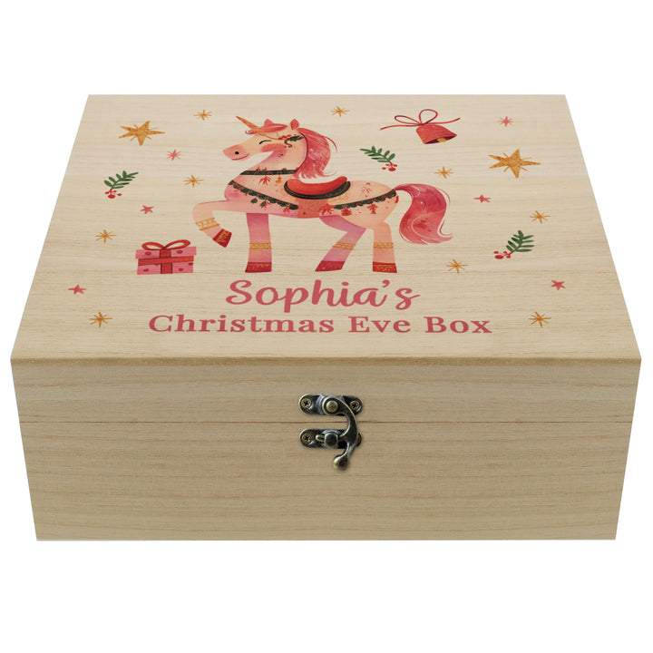 Personalised Unicorn Christmas Eve Box – alternative view