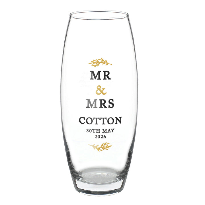 Personalised Couples Bullet Vase, The Personal Shop, personalised gifts