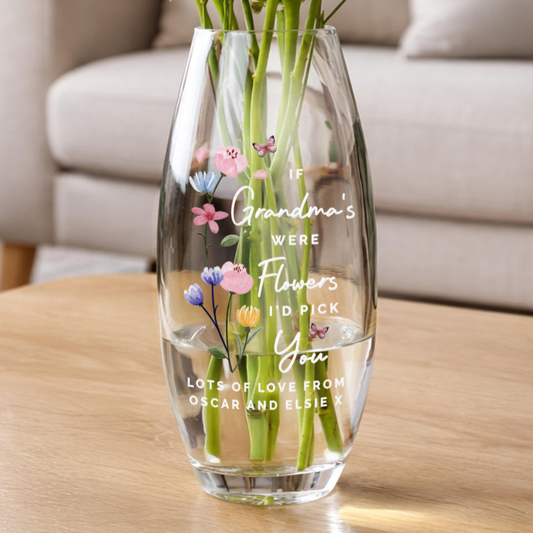 Personalised Id Pick You Text Bullet Vase, The Personal Shop, personalised gifts