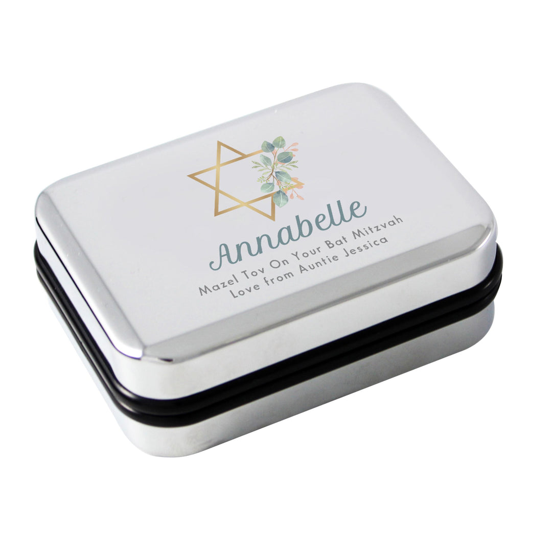 Personalised Bat Mitzvah Necklace Gift Box, The Personal Shop, personalised gifts