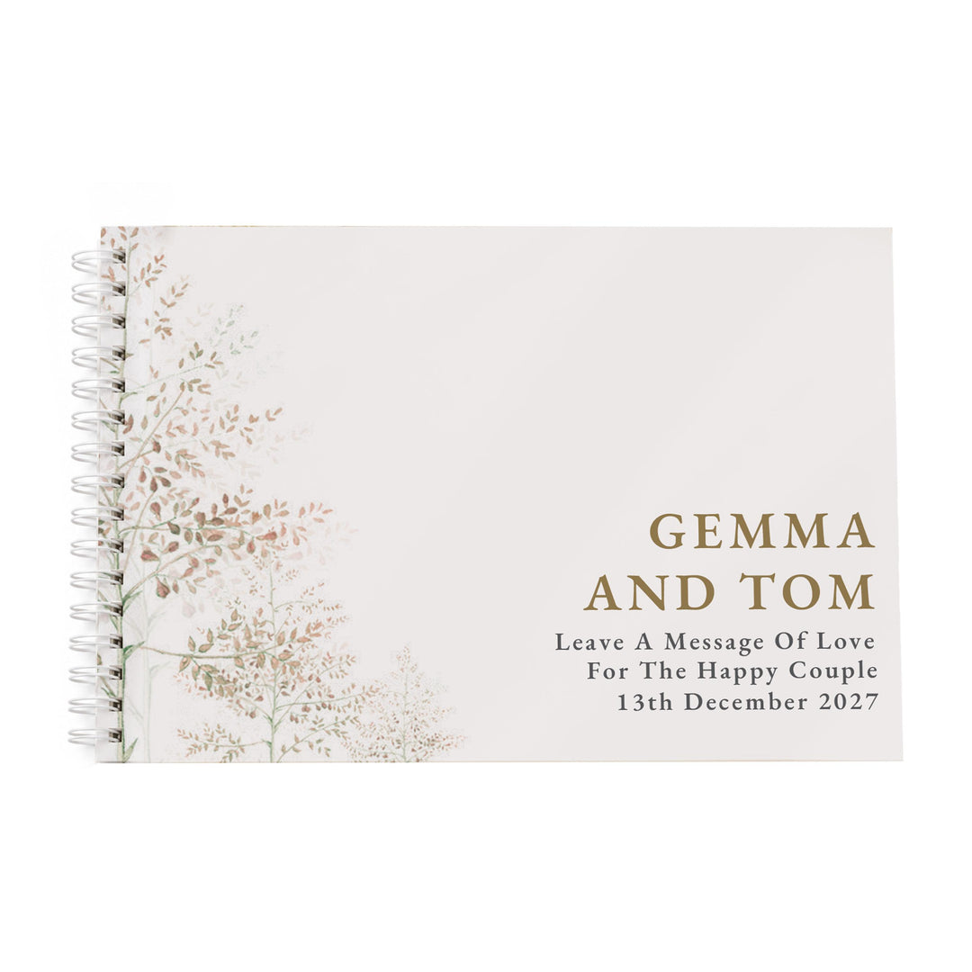 Personalised Pastel Tree Guest Book, The Personal Shop, personalised gifts