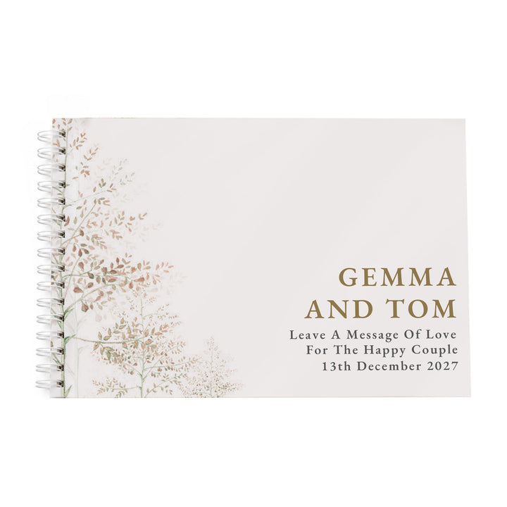 Personalised Pastel Tree Guest Book, The Personal Shop, personalised gifts