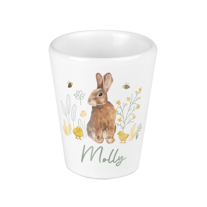 Personalised Easter Bunny Egg Cup, The Personal Shop, personalised gifts