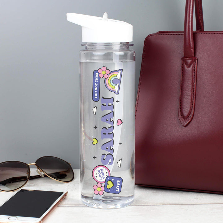 Personalised Good Vibes Water Bottle – alternative view