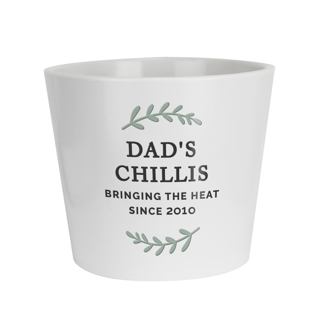 Personalised Wreath Large Plant Pot, The Personal Shop, personalised gifts