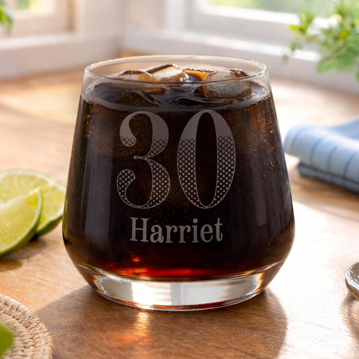 Personalised Big Age Tumbler, The Personal Shop, personalised gifts
