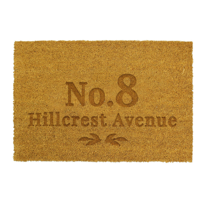 Personalised Ornate Rectangle Indoor Doormat, The Personal Shop, personalised gifts