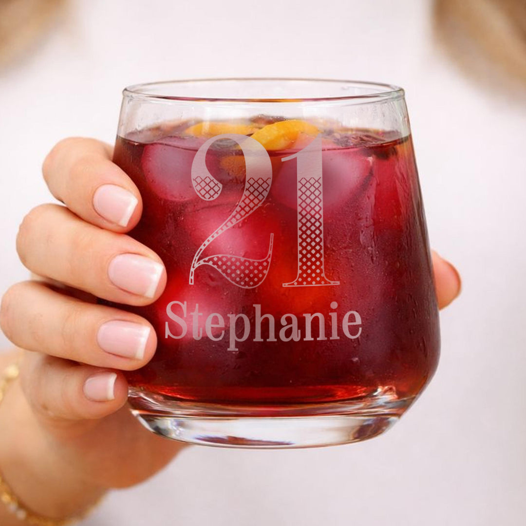 Personalised Big Age Tumbler, The Personal Shop, personalised gifts