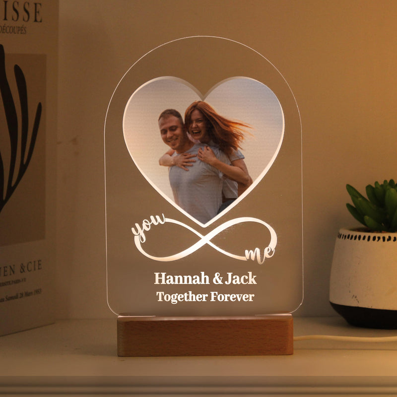 Personalised Heart Photo Upload LED Light