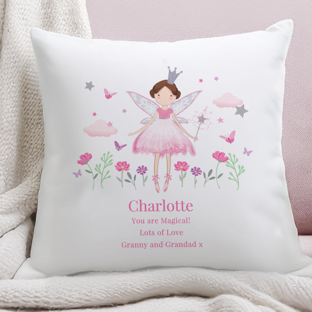 Personalised Fairy Princess Cushion – alternative view