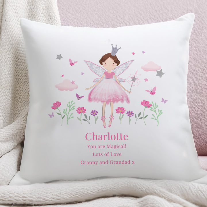 Personalised Fairy Princess Cushion – alternative view