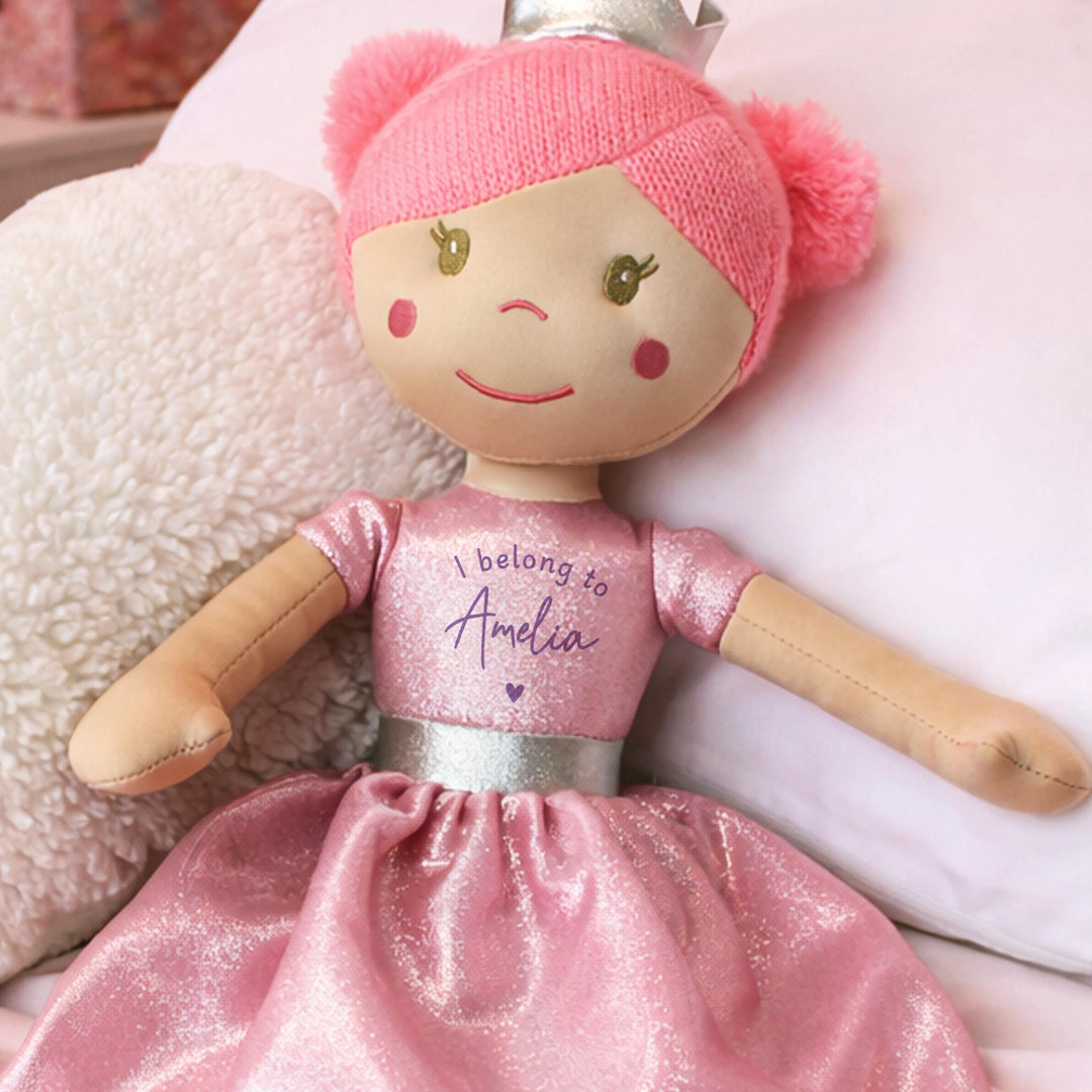 Personalised I Belong To Princess Rag Doll, The Personal Shop, personalised gifts