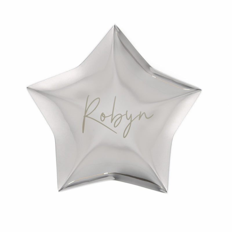 Personalised Engraved Star Trinket Box