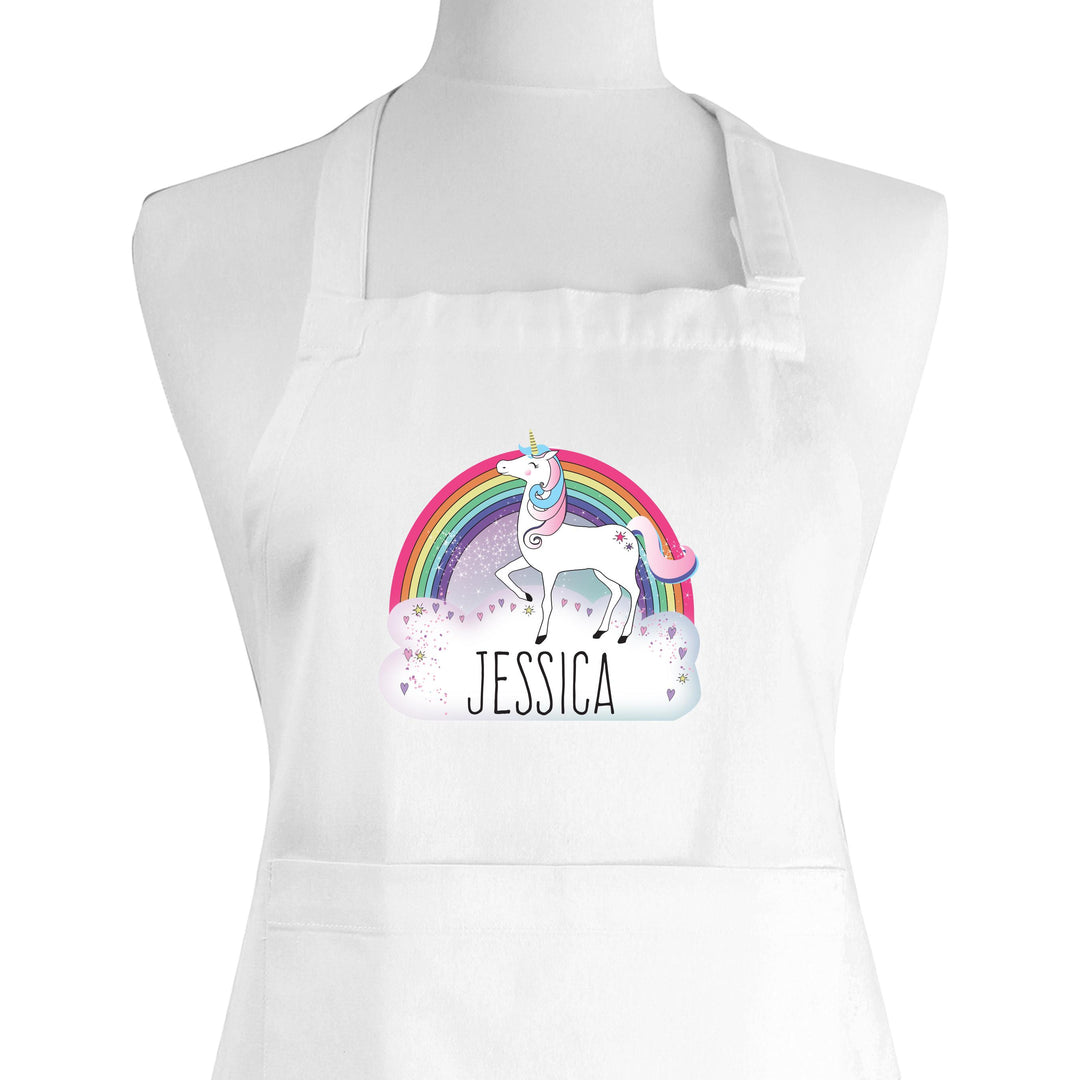Personalised Unicorn Childrens Apron – alternative view