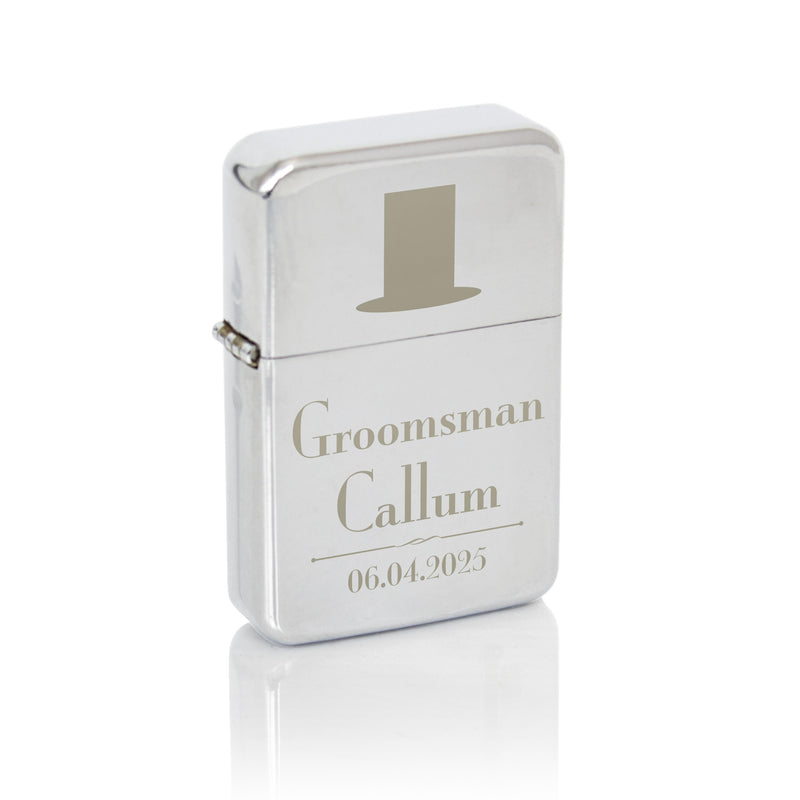 Personalised Groomsman Lighter