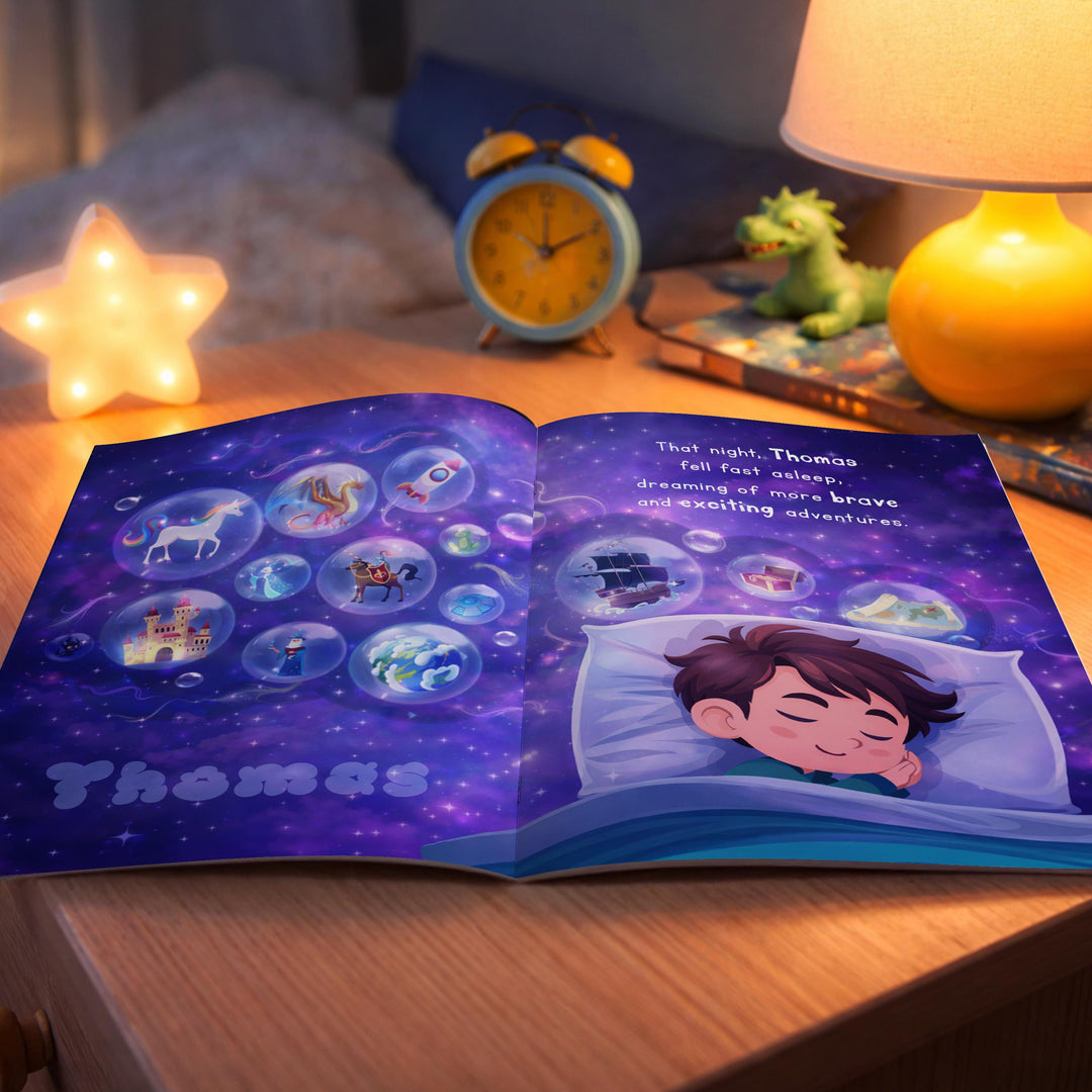 Personalised Starlight Hero Story Book for Boys, The Personal Shop, personalised gifts