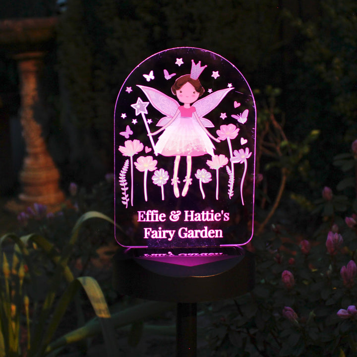 Personalised Fairy Princess Solar Light – alternative view