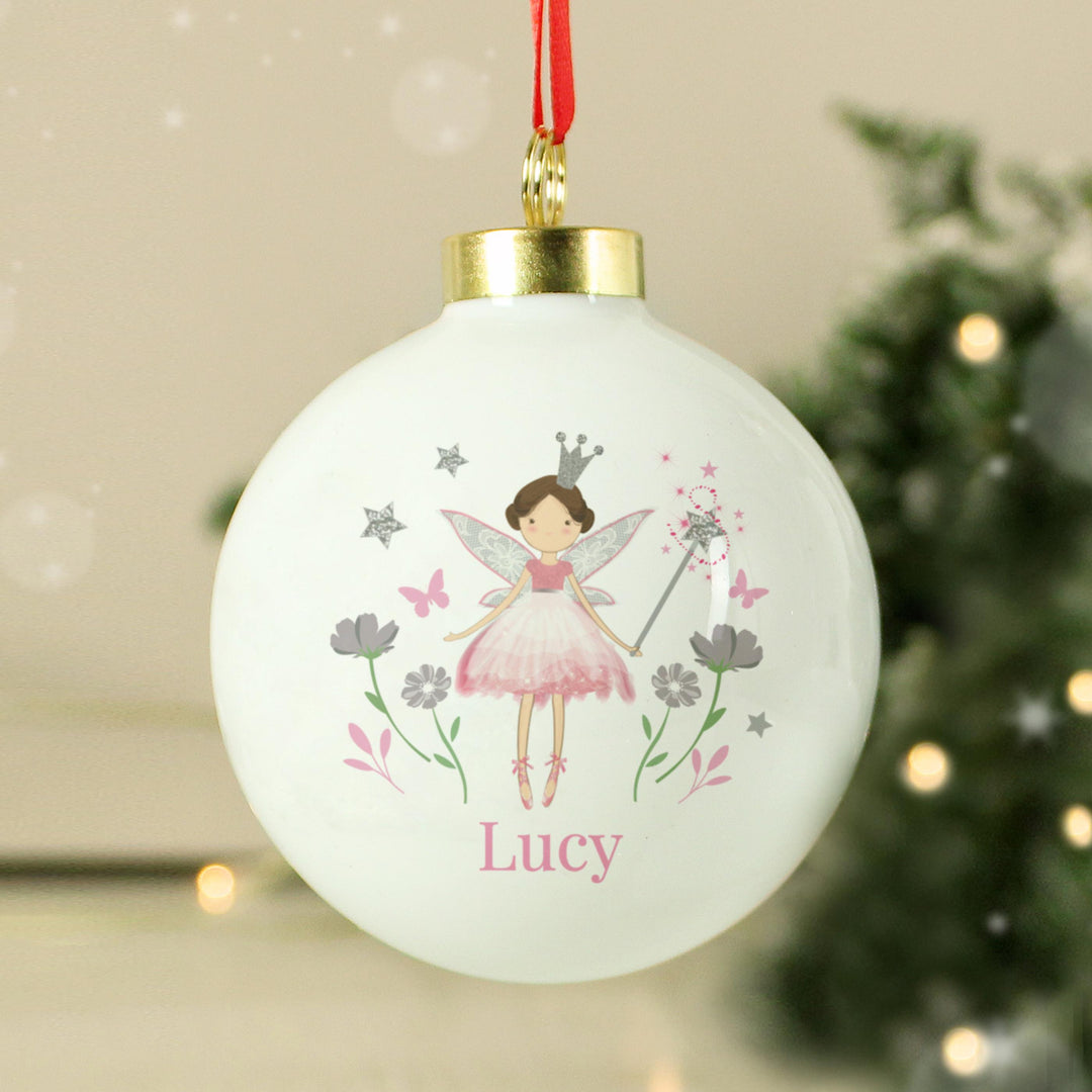 Personalised Fairy Princess Bauble – alternative view