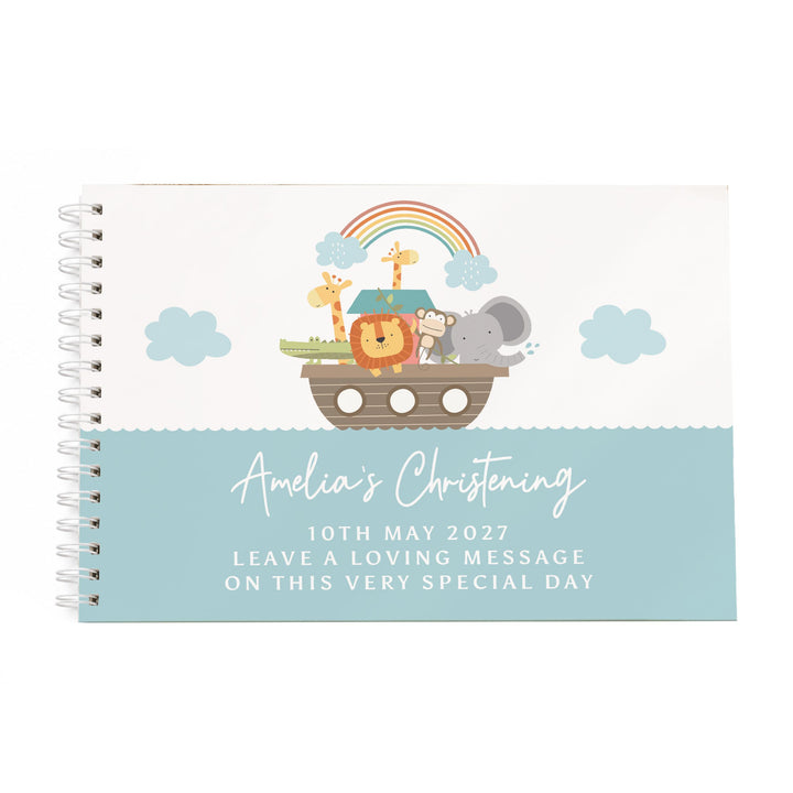 Personalised Noahs Ark Guest Book, The Personal Shop, personalised gifts