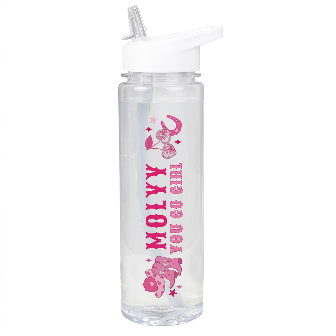 Personalised Cowgirl Water Bottle – alternative view