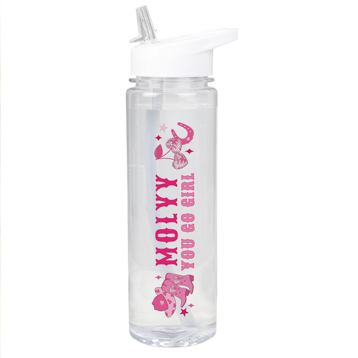 Personalised Cowgirl Water Bottle – alternative view