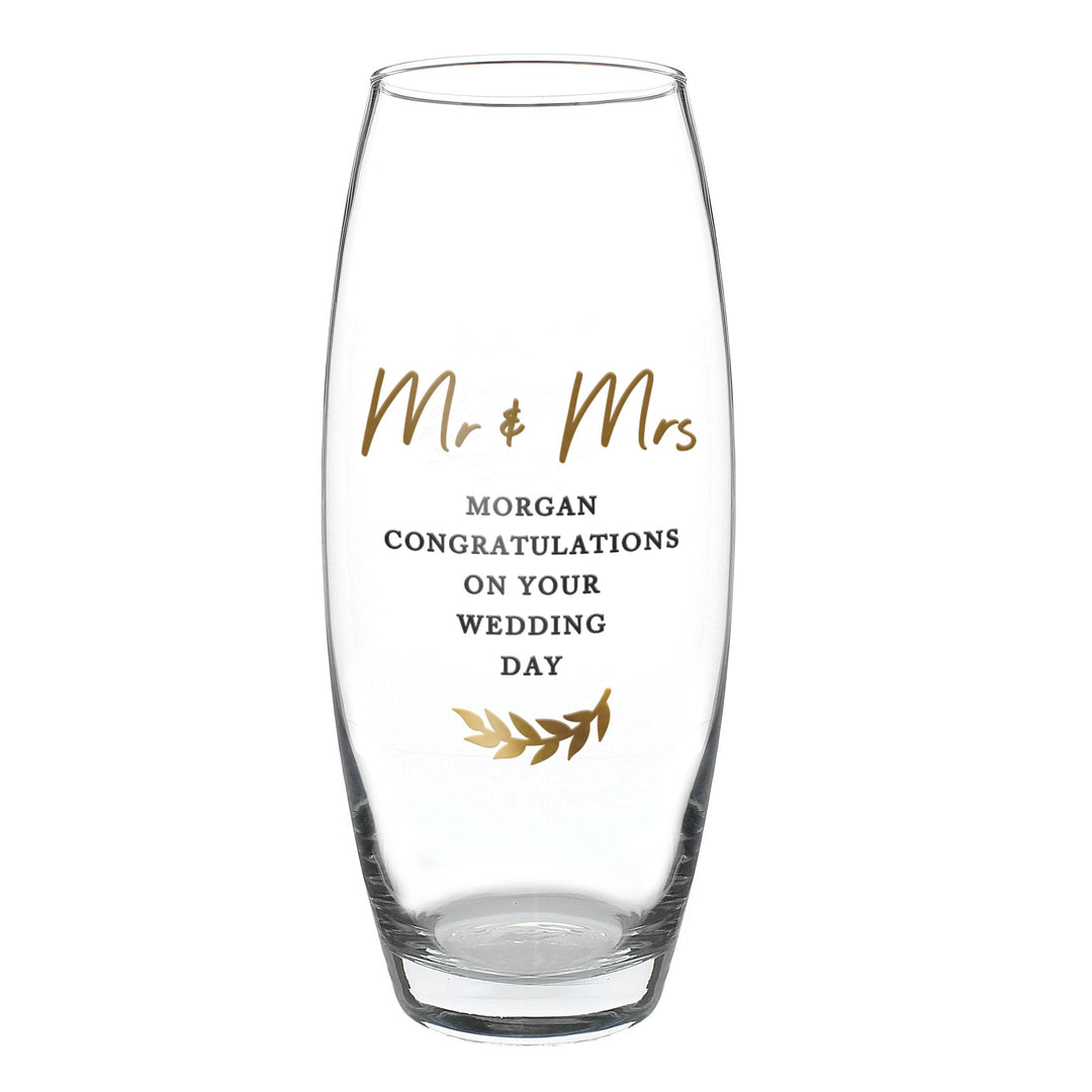 Personalised Free Text Bullet Vase, The Personal Shop, personalised gifts