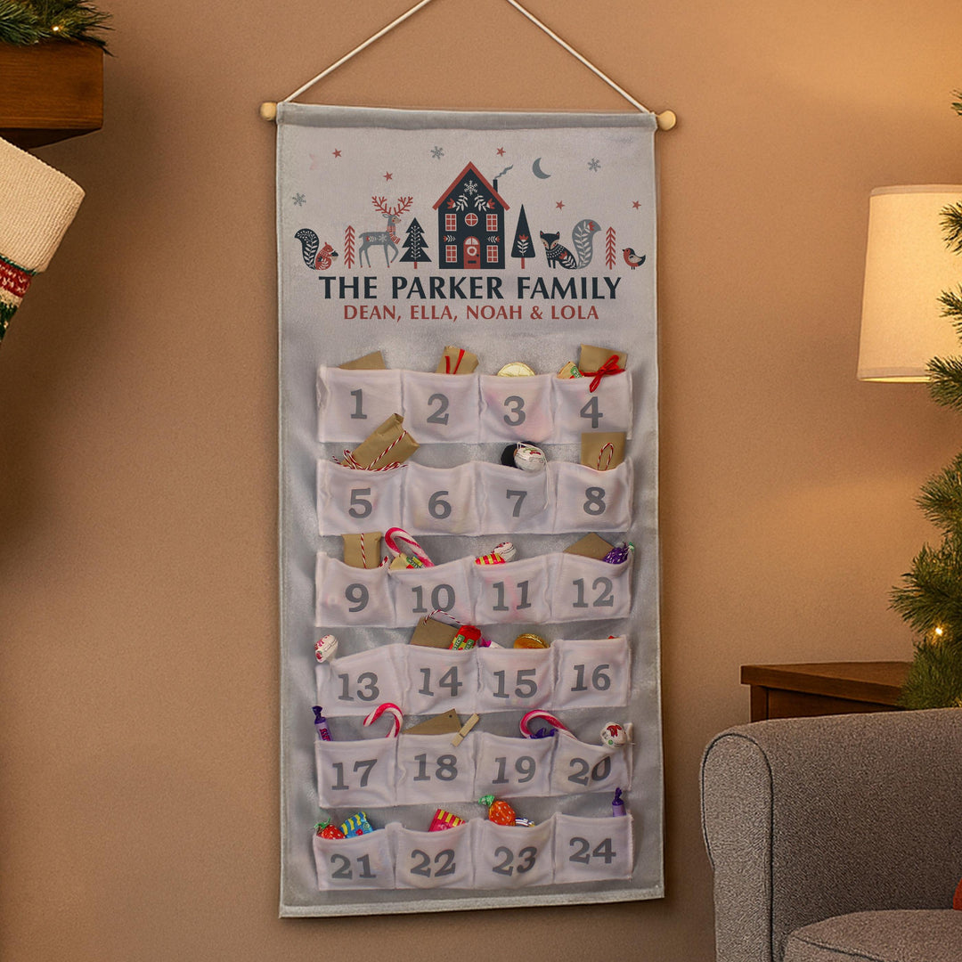 Personalised Christmas Home Advent Calendar – alternative view
