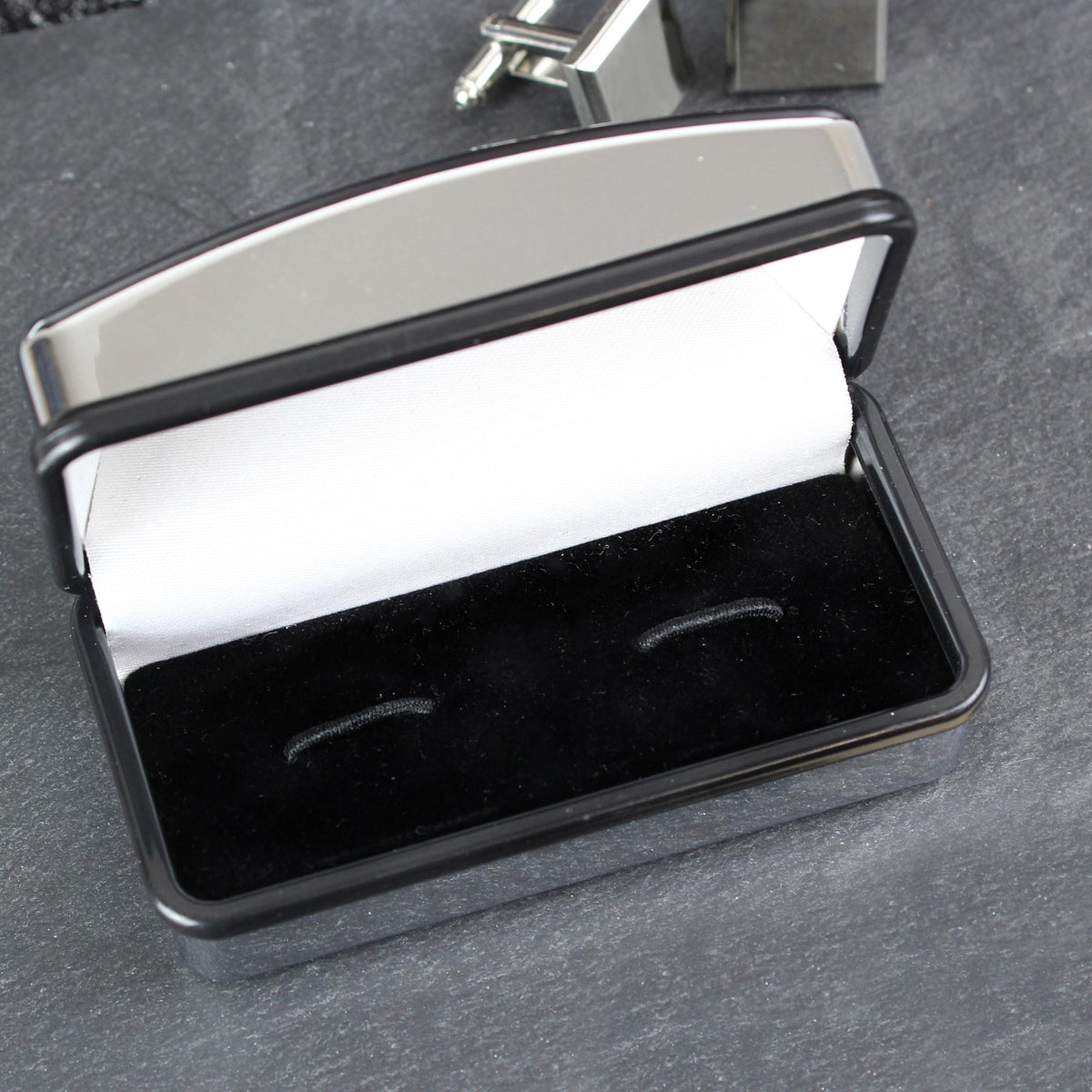 Personalised Groomsman Cufflink Box – alternative view