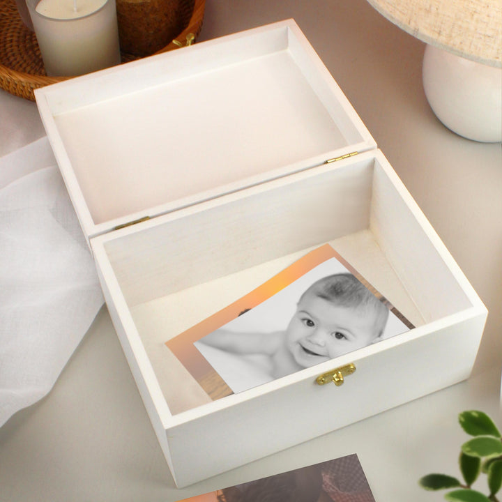 Personalised Photo Upload Memorial Keepsake Box – alternative view