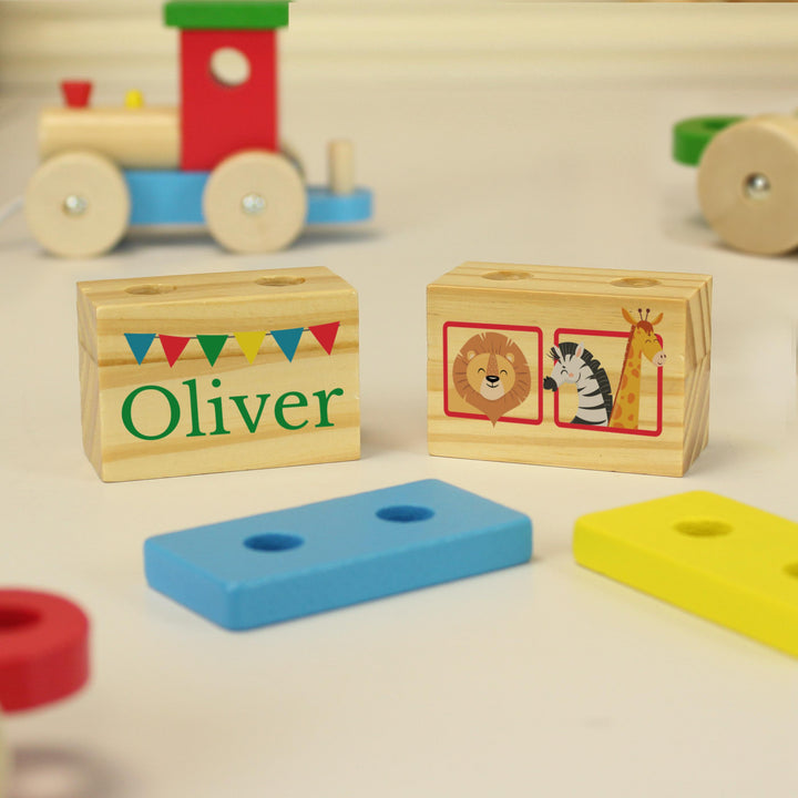Personalised Circus Toy Train, The Personal Shop, personalised gifts