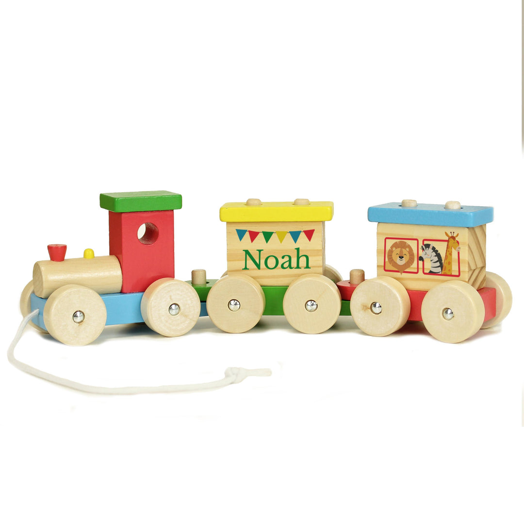 Personalised Circus Toy Train, The Personal Shop, personalised gifts