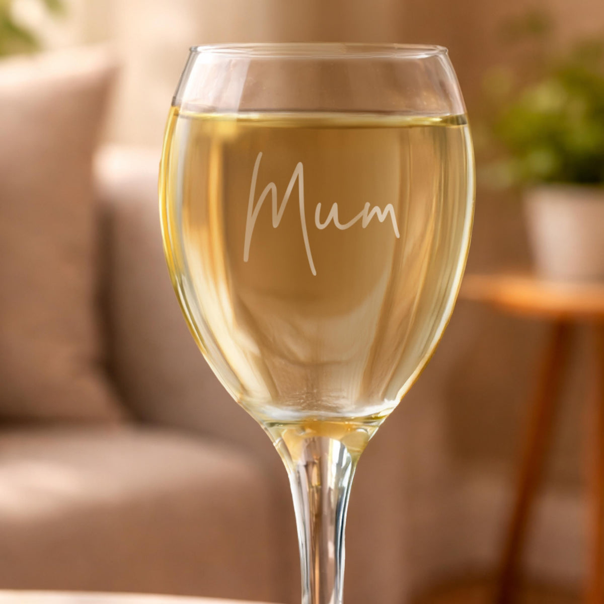 Personalised Name Wine Glass, The Personal Shop, personalised gifts