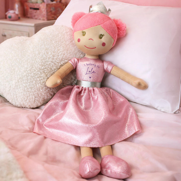 Personalised I Belong To Princess Rag Doll, The Personal Shop, personalised gifts