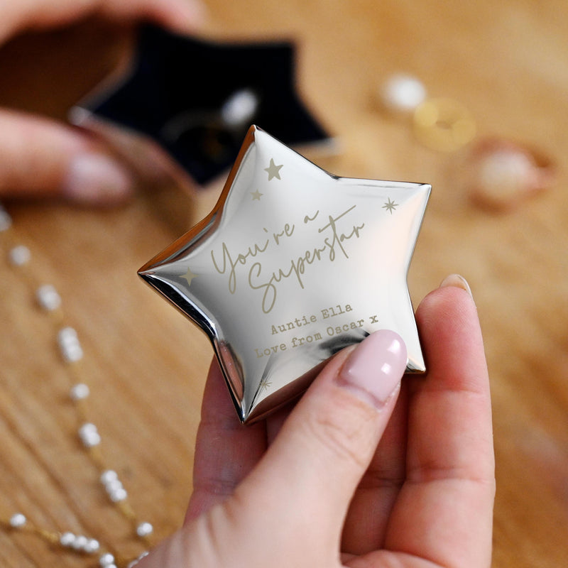 Personalised Youre a Star Trinket Box