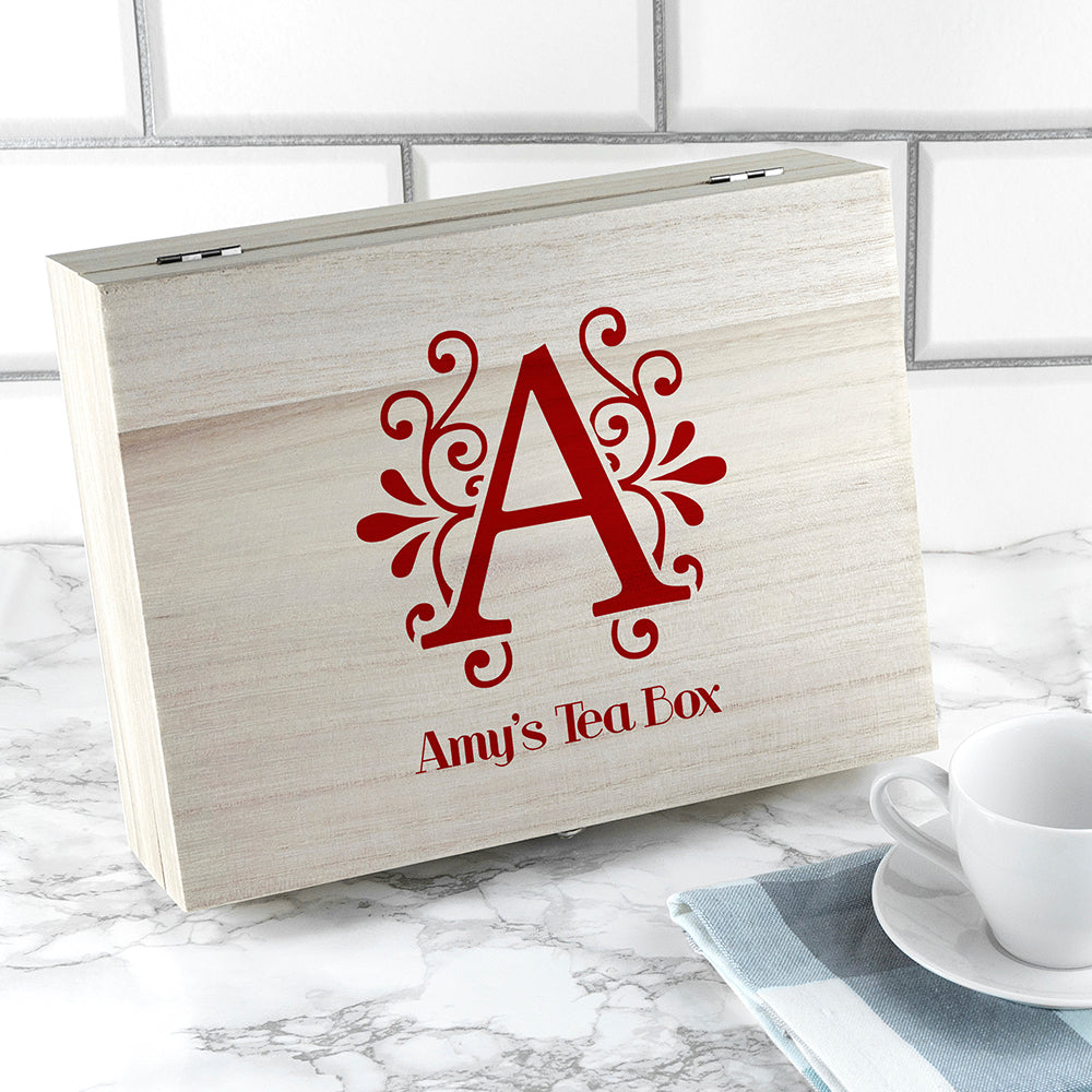 Personalised Love Chai Tea Box with Pukka Tea Selection