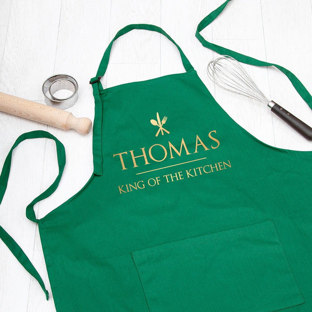 Personalised King of the Kitchen Apron
