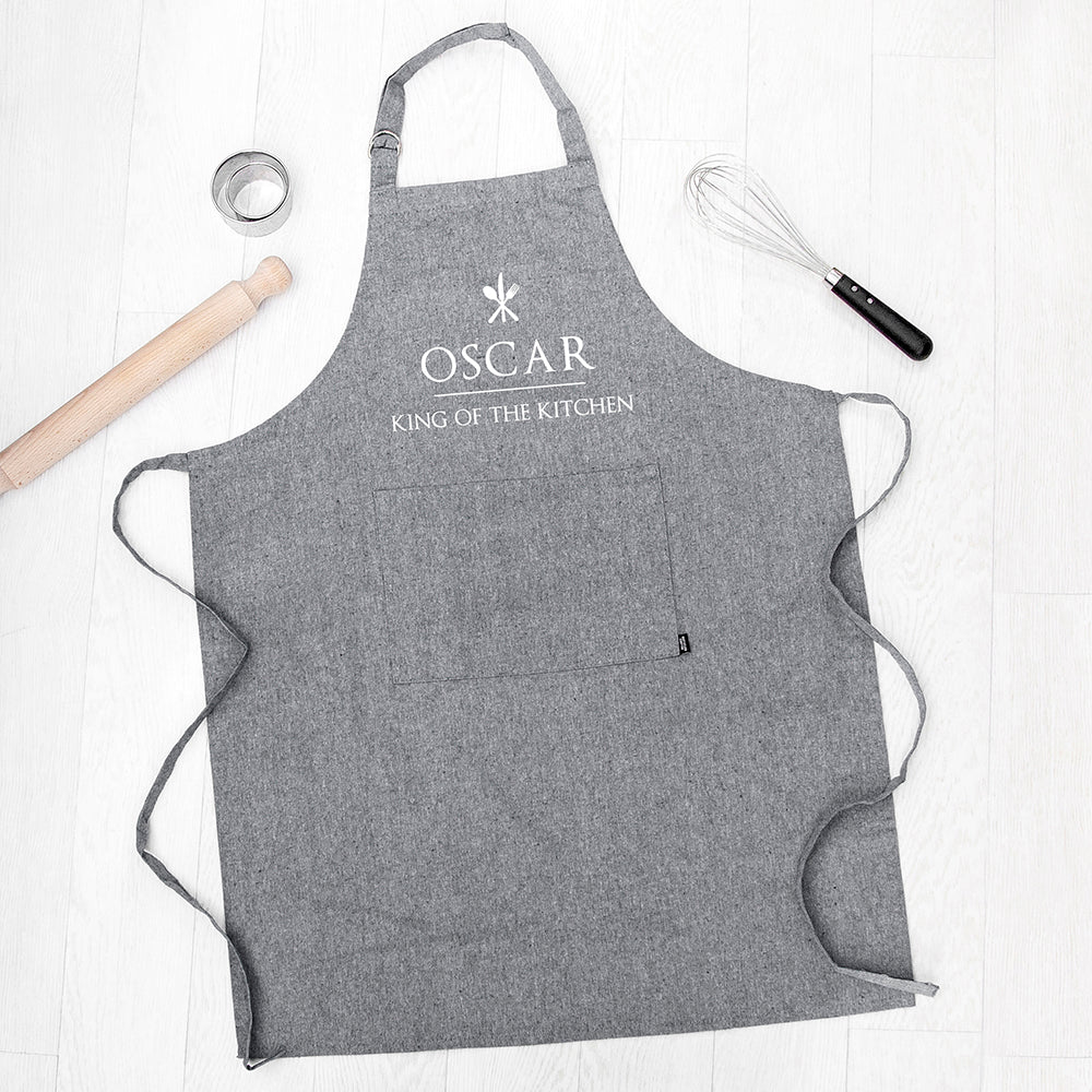 Personalised King of the Kitchen Apron