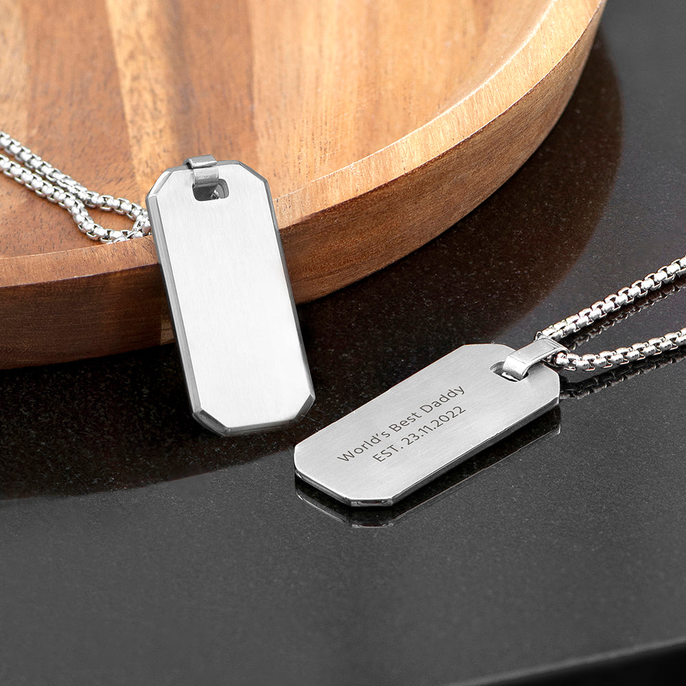 Personalised Silver Men&