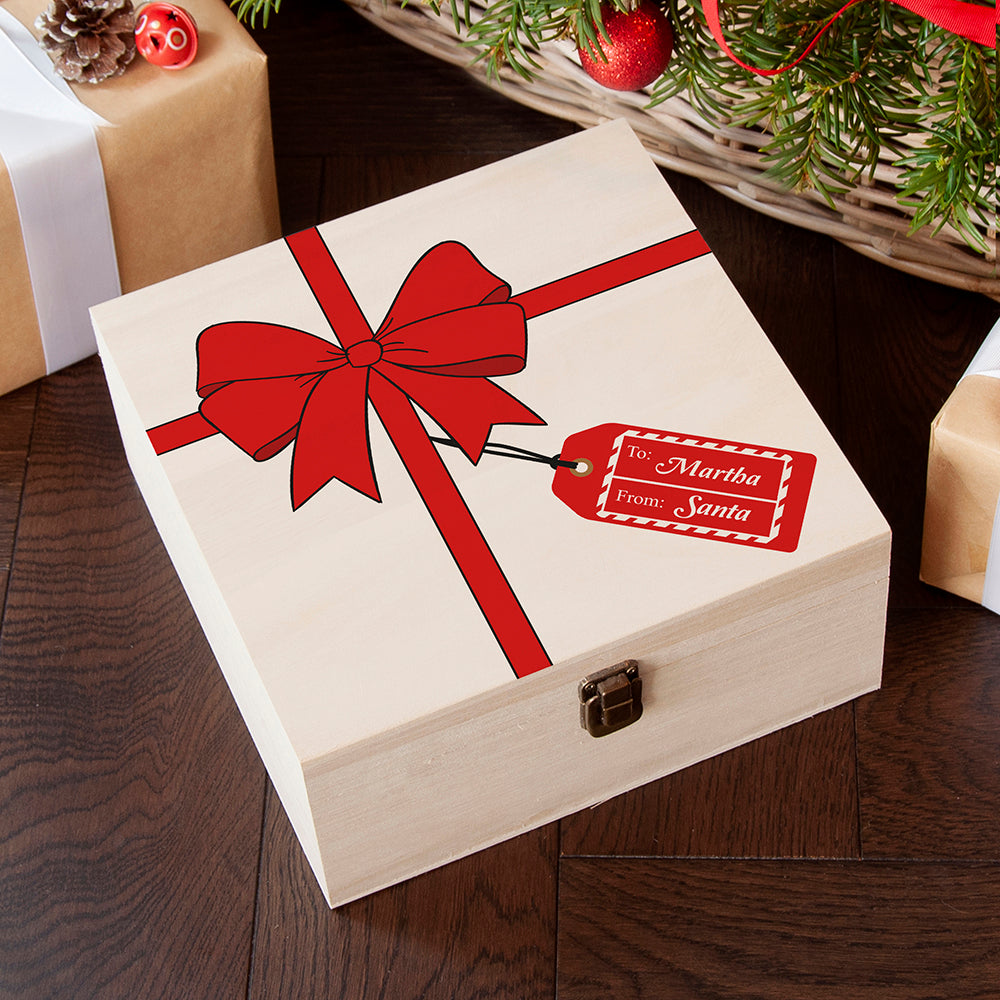 Personalised All Wrapped Up Christmas Eve Box - Medium, The Personal Shop, personalised gifts