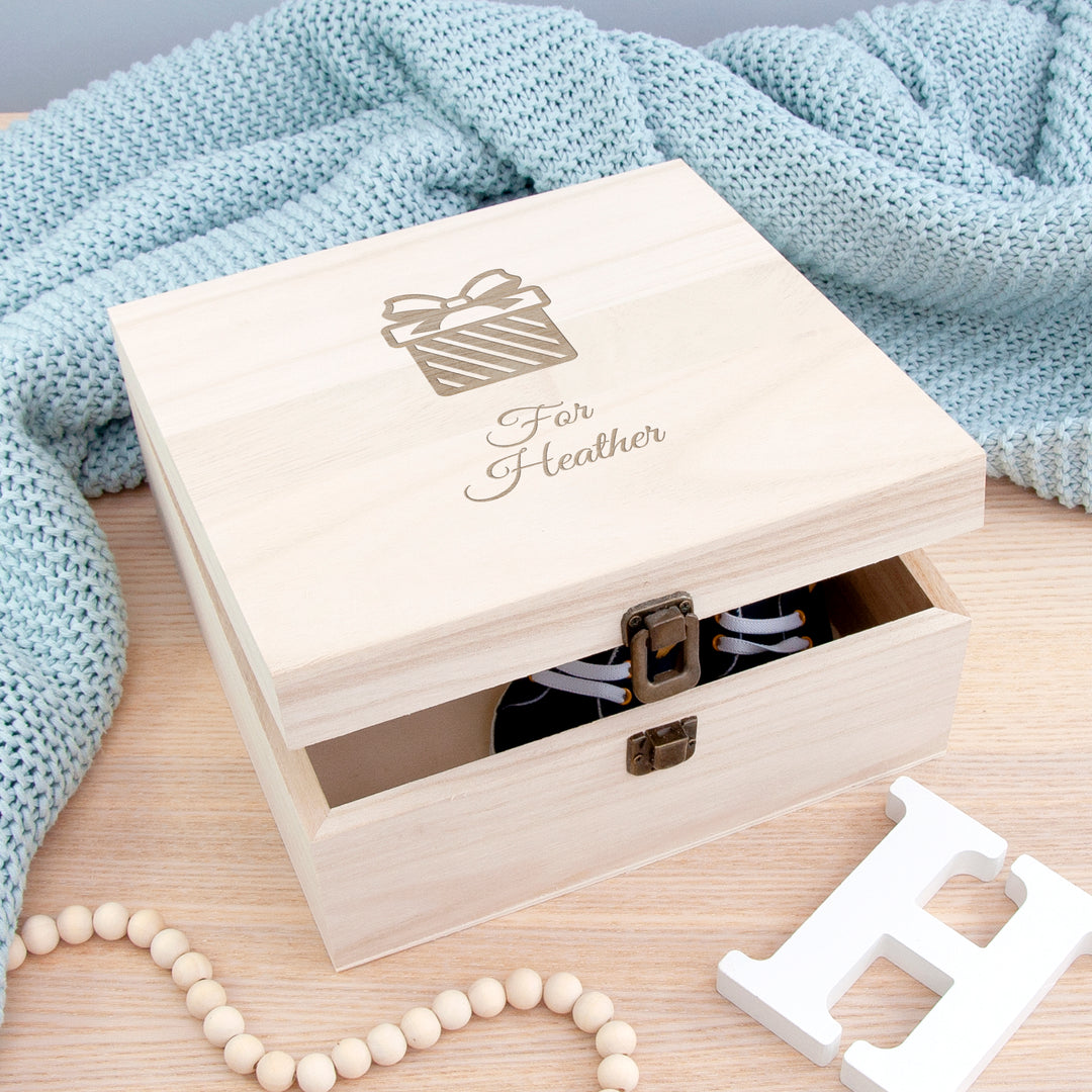 Personalised Surprise Announcement Box - Medium