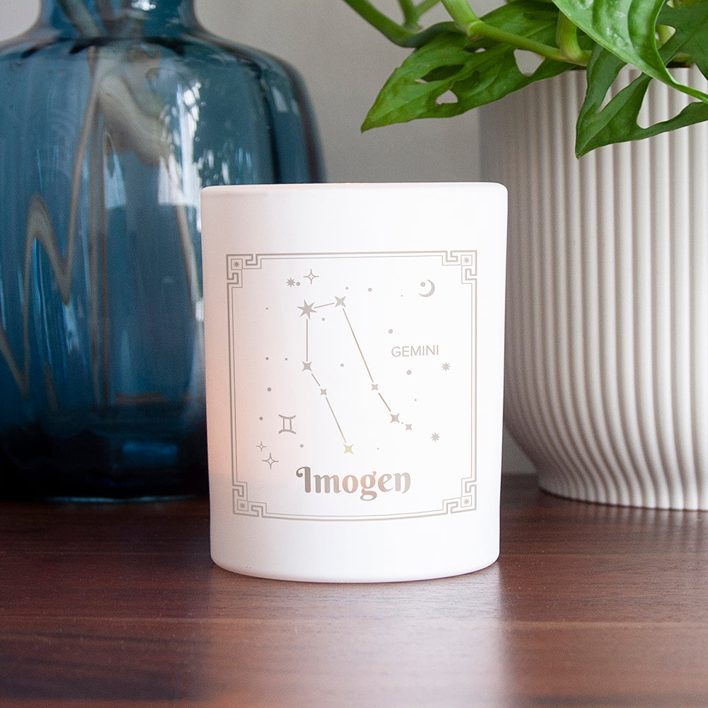 Personalised Zodiac Candle Holder
