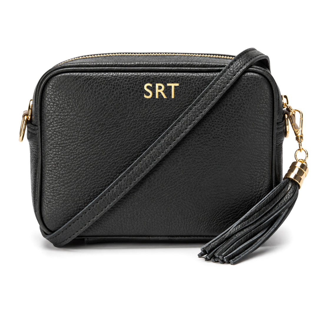 Personalised Leather Crossbody Bag