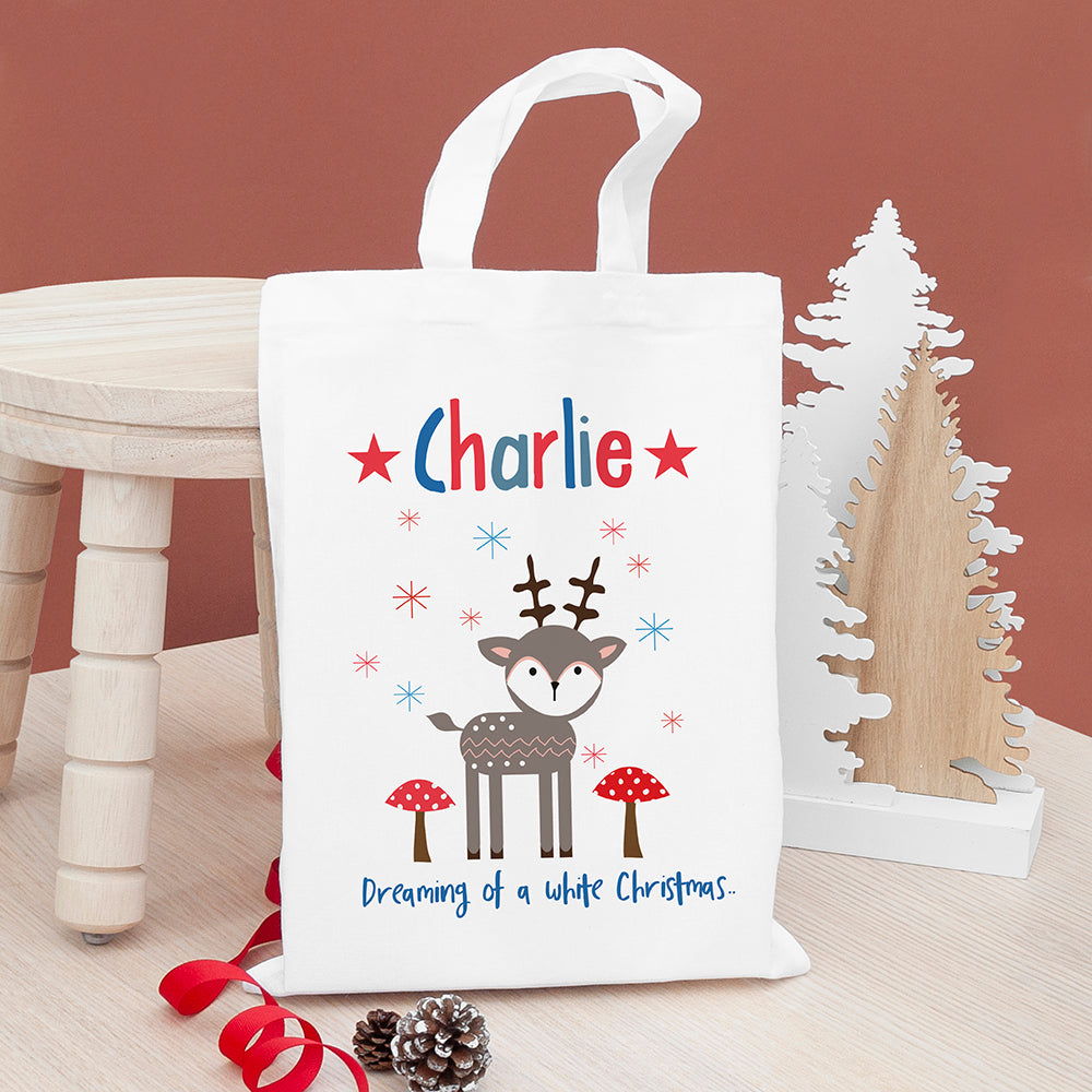 Personalised Christmas Mini Party Bag, The Personal Shop, personalised gifts